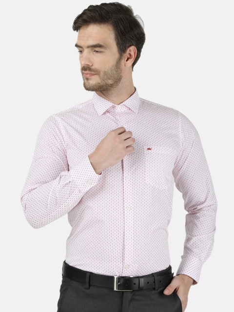 

Monte Carlo Men Pink Regular Fit Printed Casual Shirt