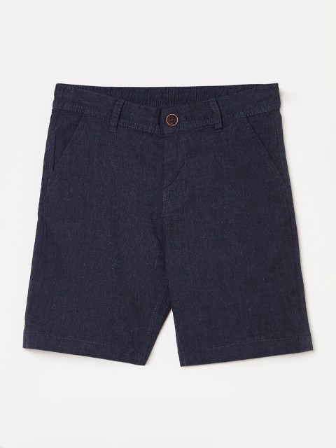 

Fame Forever by Lifestyle Boys Blue Printed Regular Fit Cotton Shorts