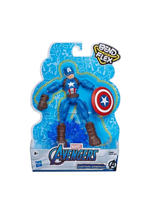 

Hasbro Boys Blue & Red Avengers Bend & Flex Captain America Figure