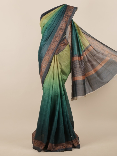 

Pothys Multicoloured Printed Jute Silk Saree, Multi