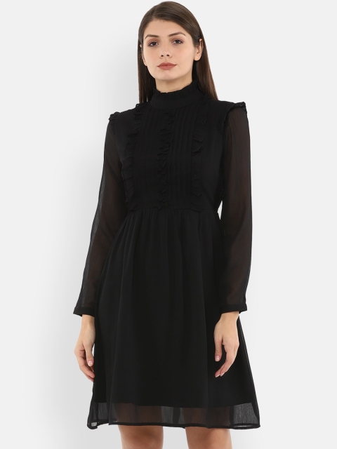 

Van Heusen Woman Women Black Fit & Flare Dress