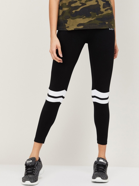 

Kappa Women Black Solid Tights