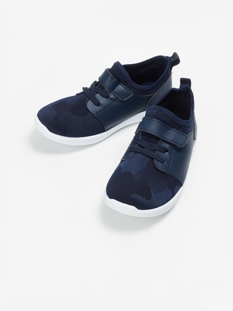 

Fame Forever by Lifestyle Boys Navy Blue PU Sneakers Casual Shoes