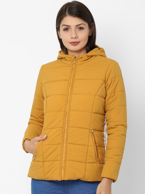 

Allen Solly Woman Women Yellow Solid Puffer Jacket