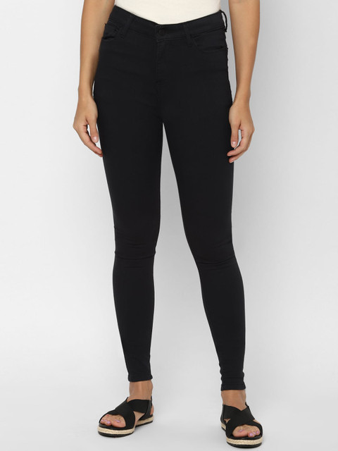 

Allen Solly Woman Women Black Solid Regular Fit Jeans