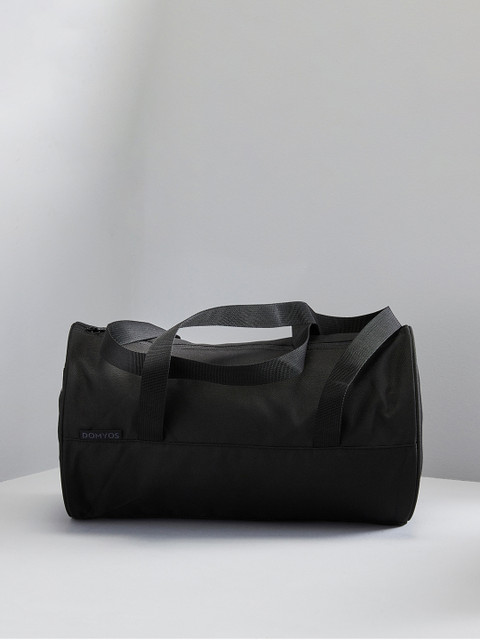 

Domyos by Decathlon Unisex Black Fitness 15L Barrel Shape Duffle Bag
