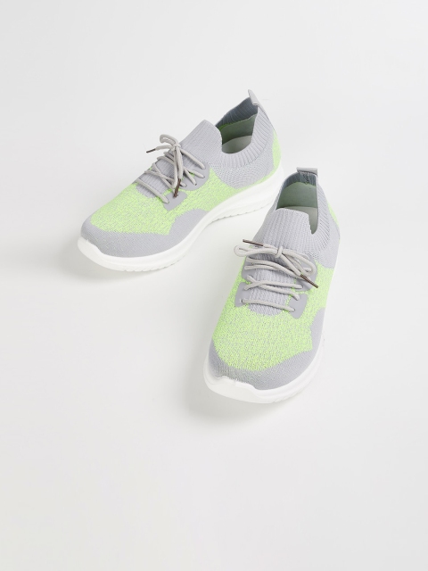 

Ginger by Lifestyle Women Grey Colourblocked Sneakers