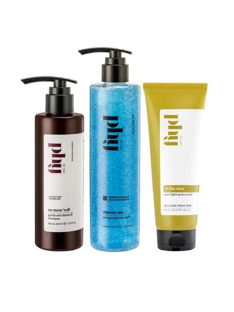 Phy Men Aqua Head To Toe Trio 620 ml, White