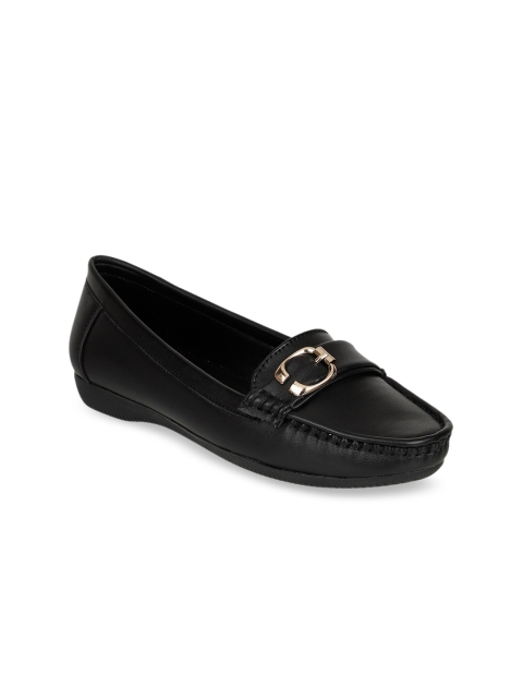 

ELLE Women Loafers Casual Shoes, Black
