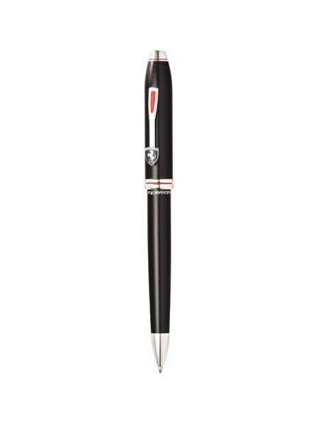

Cross Black & Silver-Toned Ballpoint Pen With Gift Box
