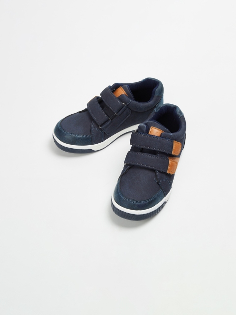 

Fame Forever by Lifestyle Boys Navy Blue Colourblocked PU Sneakers Casual Shoes