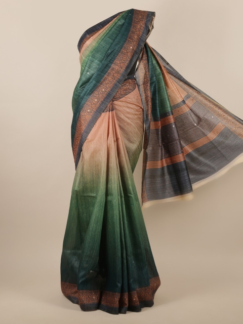 

Pothys Multicoloured Woven Design Jute Silk Saree, Multi