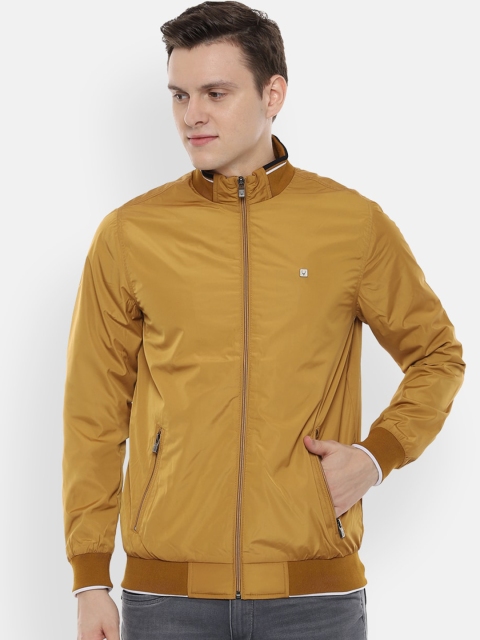 

Allen Solly Men Yellow Solid Bomber Jacket