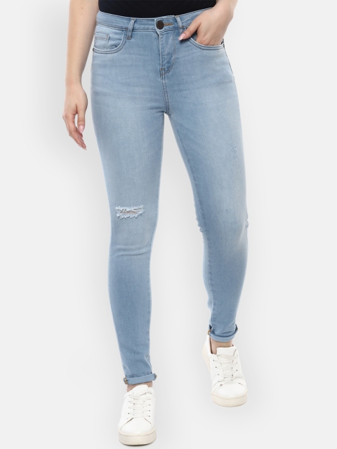 

Van Heusen Woman Blue Skinny Fit Slash Knee Light Fade Jeans