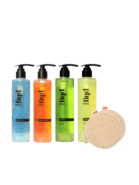 

Phy Men Pack Of 4 Men Grooming Set 1200 ml, Blue