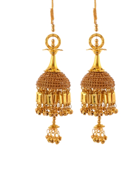 

Silvermerc Designs Set Of 2 Gold-Plated Stone-Studded Bridal Kaleeras