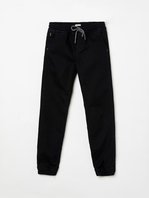 

Bossini Boys Black Slim Fit Cotton Jeans