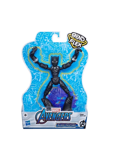 

Hasbro Black & Purple Avengers Bend & Flex Black Panther Figure