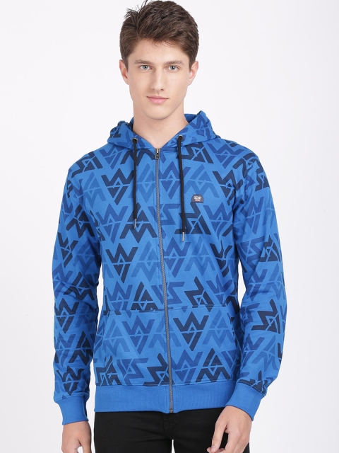 

ANTHEM Men Blue Printed Sweatshirt