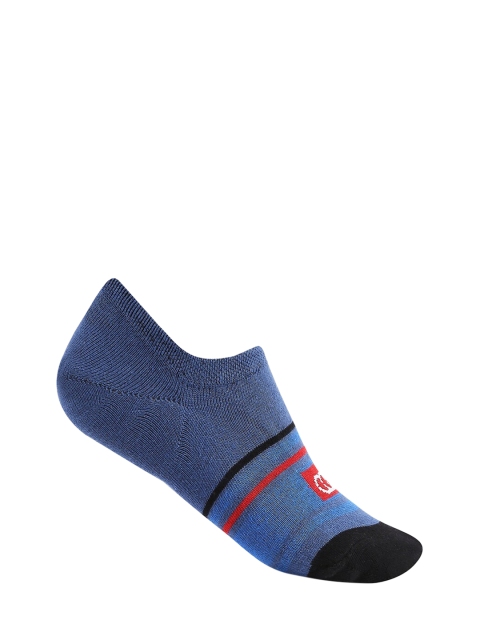 

Ajile by Pantaloons Men Blue & Black Striped Shoe Liners
