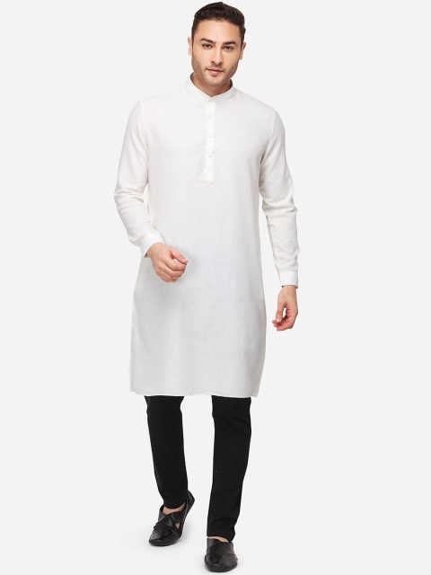 

Modi Kurta Men Off White Kurtas