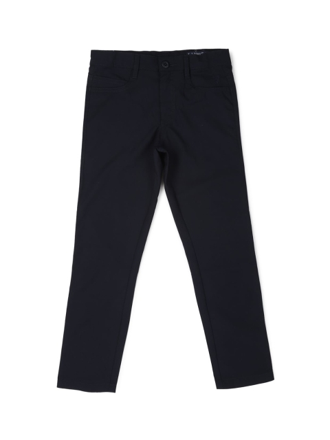 

Allen Solly Junior Boys Black Slim Fit Solid Chinos