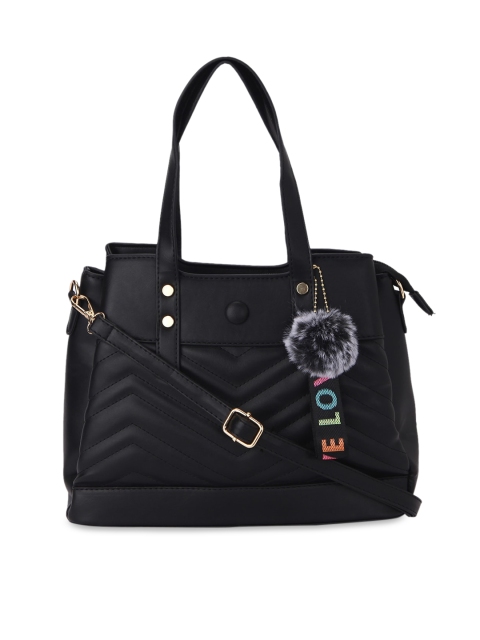 

Ratans Black Solid Shoulder Bag