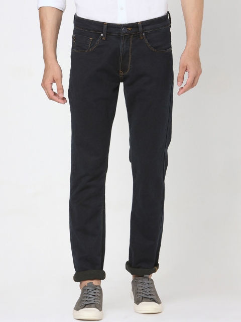 

SPYKAR Men Navy Blue Pure Cotton Slim Fit Jeans