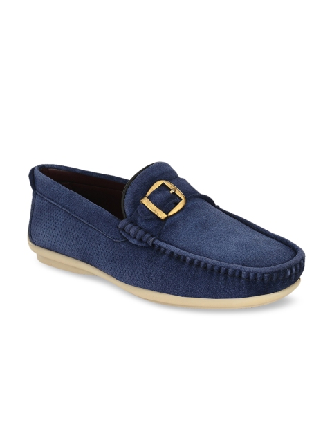 

ALBERTO MORENO Men Navy Blue Casual Loafers