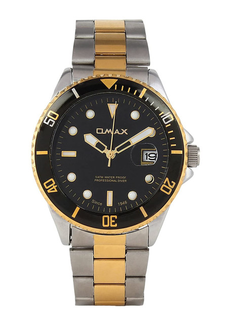 

Omax Men Black Analogue Watch