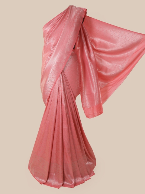 

Pothys Pink Pure Silk Woven Design Banarasi Saree
