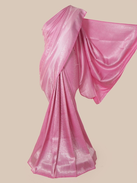 

Pothys Pink Pure Silk Woven Design Banarasi Saree