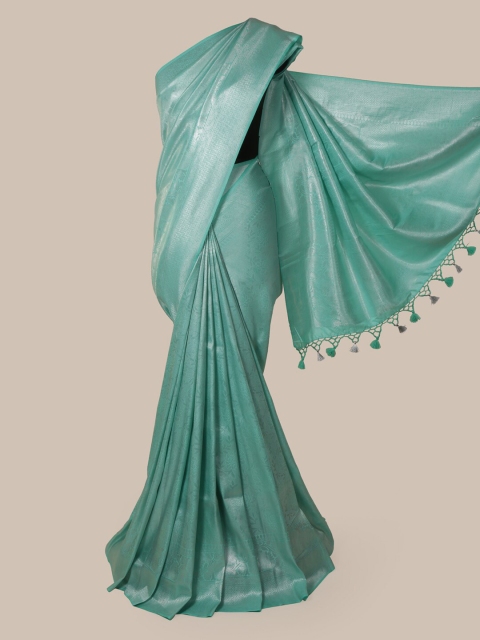 

Pothys Green Pure Silk Woven Design Banarasi Saree