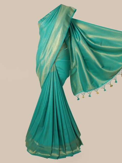 

Pothys Sea Green Pure Silk Woven Design Banarasi Saree