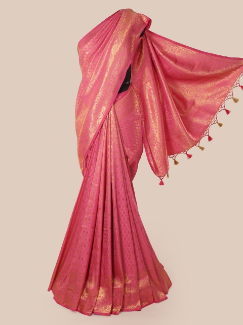 

Pothys Pink Woven Design Banarasi Saree