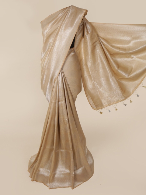 

Pothys Cream-Coloured Pure Silk Woven Design Banarasi Saree