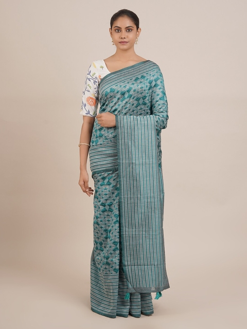 

Pothys Green Woven Design Pure Cotton Saree