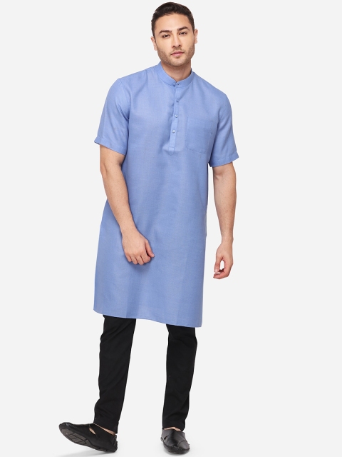 

Modi Kurta Men Blue Kurtas