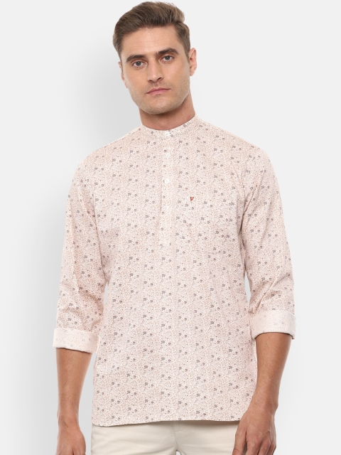 

Van Heusen Sport Men Beige Slim Fit Printed Casual Shirt