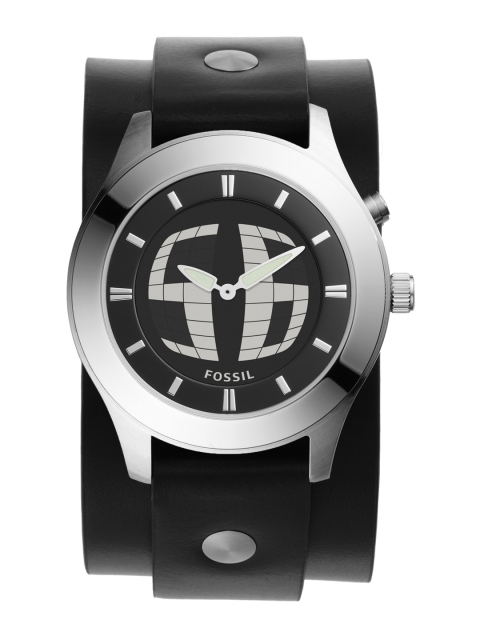 

Fossil Men Black & Grey Big Tic Analogue Watch FS5739