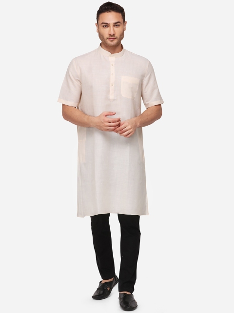 

Modi Kurta Men Beige Kurtas