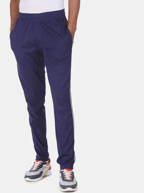 

Colt Men Navy Blue Solid Slim Fit Track Pants