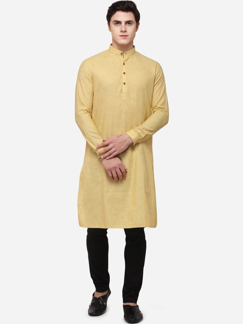 

Modi Kurta Men Yellow Kurta