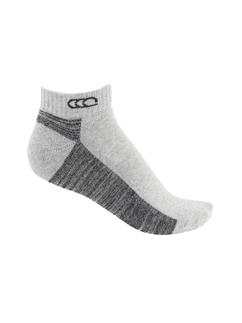 

Ajile by Pantaloons Men Grey & Black Colourblocked Ankle-Length Socks
