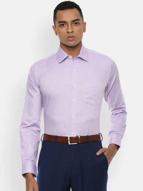 

Van Heusen Men Purple Slim Fit Solid Formal Shirt