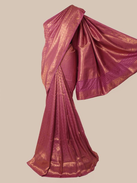 

Pothys Pink Pure Silk Woven Design Banarasi Saree