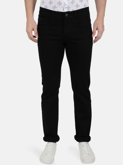 

Monte Carlo Men Black Washed Non-Stretchable Slim Fit Jeans