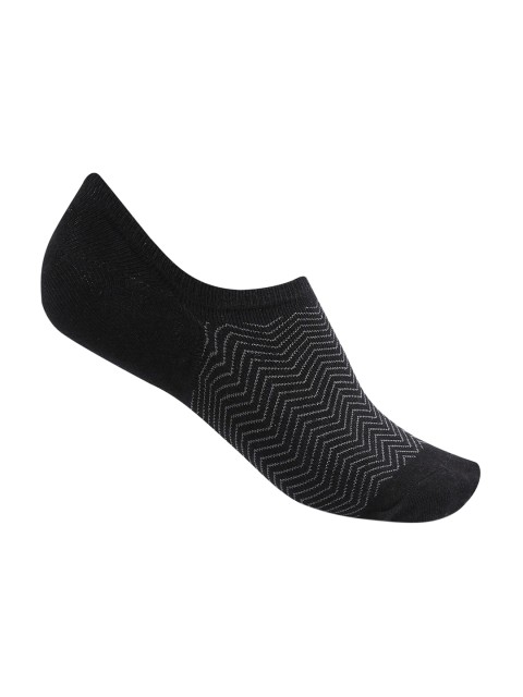

Ajile by Pantaloons Men Blue & White Patterned Ankle Length Socks, Black