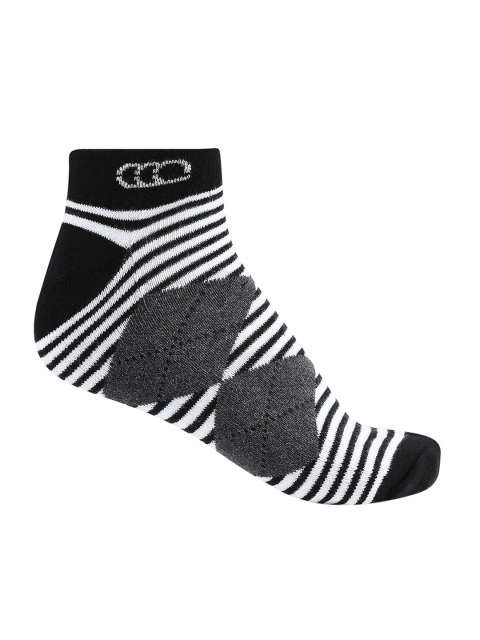 

Ajile by Pantaloons Men Black & White Patterned Above Ankle-Length Socks
