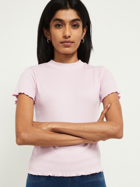 

max Purple Regular Top